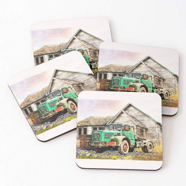 Item preview, VINTAGE WORK TRUCK designed and sold by Tammera.