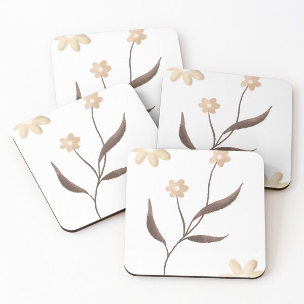 Item preview, Beige and brown flower design. designed and sold by TRISHA A BARNETT.