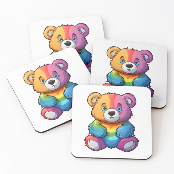 Item preview, Cute Rainbow Pride Bear designed and sold by AICodeMuse.