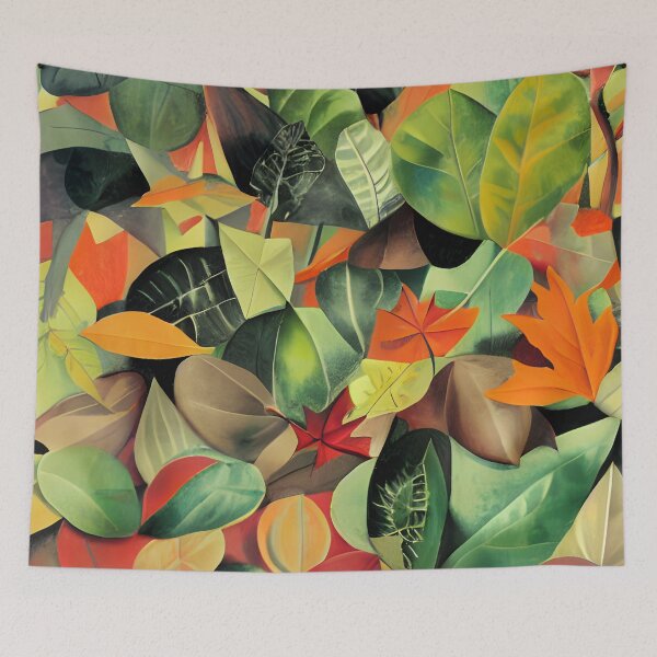Item preview, Leaves in the style of famous art No. 3 designed and sold by CRAFTER-MEDIA.