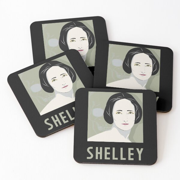 Item preview, SHELLEY - pop art portrait of Mary Shelley designed and sold by Pinnacle of Decadence.