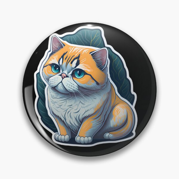 Artikelvorschau, Exotic Shorthair (Sticker and Print Out) entworfen und verkauft von Sir Elgin Ortiz.
