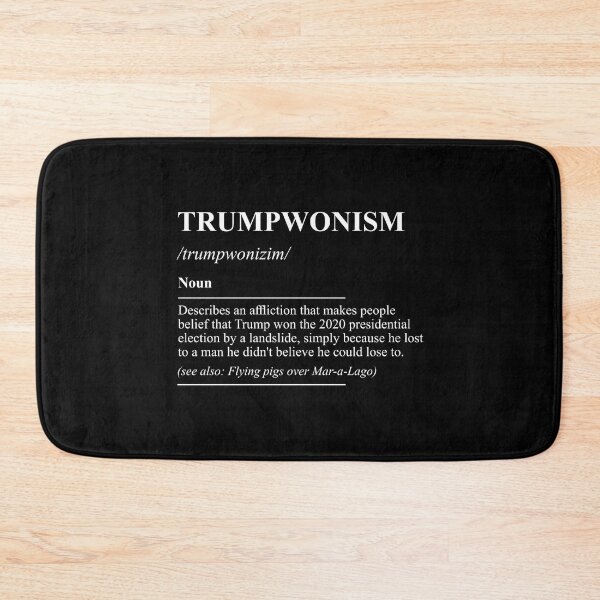 Item preview, Trumpwonism in white designed and sold by Politics-Corner.