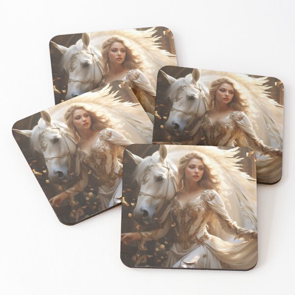 Item preview, La princesa con su caballo blanco designed and sold by ViktorSilni.