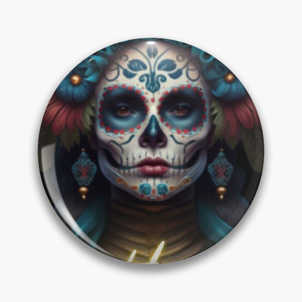 Aperçu de l'œuvre Souvenir éternel : la Catrina de la mémoire créée et vendue par RetroRevivals.
