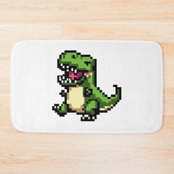 Item preview, Happy t-rex pixel art designed and sold by PexelBoi.