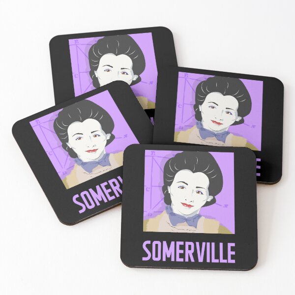 Item preview, SOMERVILLE - pop art portrait of Mary Somerville designed and sold by Pinnacle of Decadence.