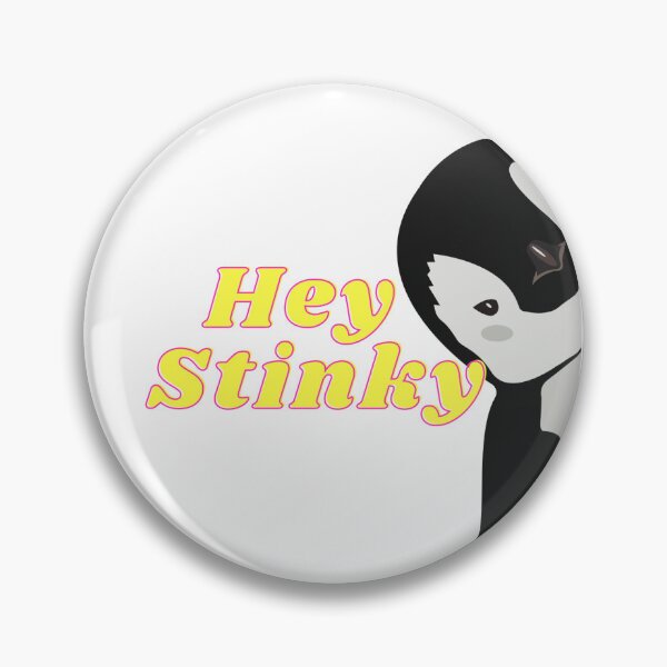 Item preview, Hey Stinky Penguin's Hello :Playful Greeting Sticker for Penguin Lovers designed and sold by AirToy.