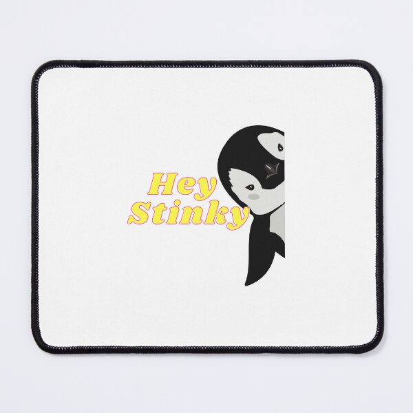 Item preview, Hey Stinky Penguin's Hello :Playful Greeting Sticker for Penguin Lovers designed and sold by AirToy.