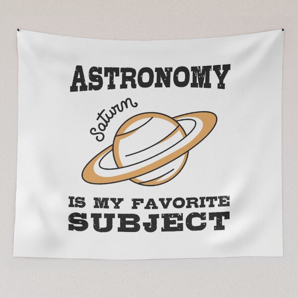 Item preview, Astronomy is my favorite subject, Planet Saturn designed and sold by HandicraftArt.