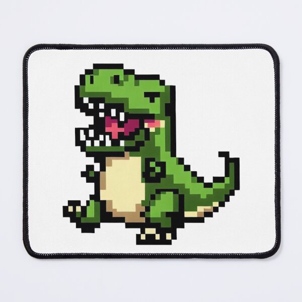 Item preview, Happy t-rex pixel art designed and sold by PexelBoi.