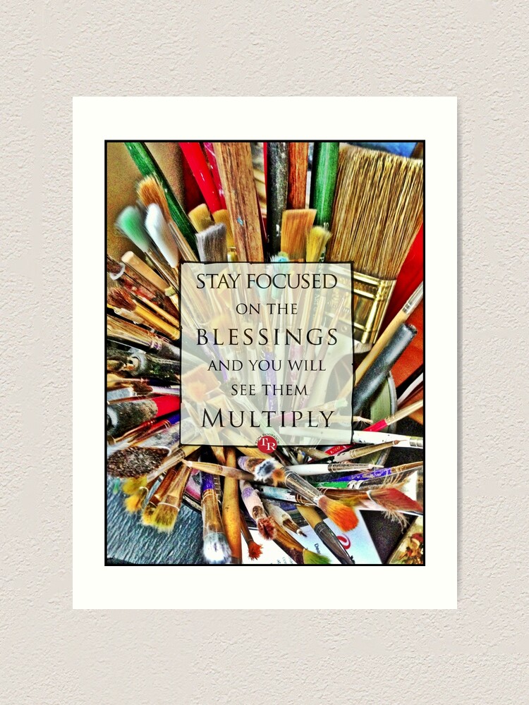 Alternate view of Stay Focused Art Print