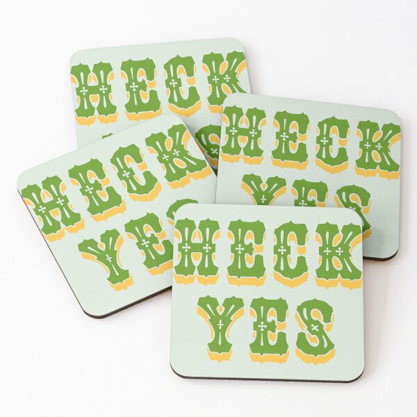 Item preview, Heck Yes designed and sold by Trish Dish.