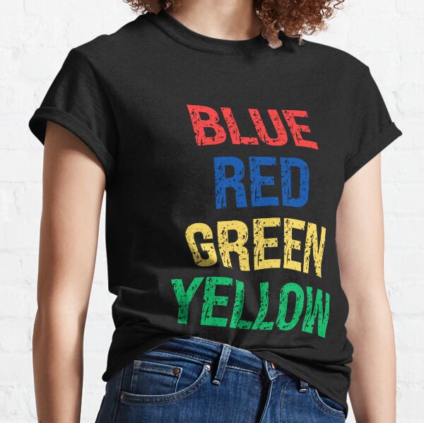 Red Green Blue Yellow Funny T-Shirt