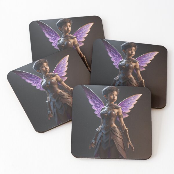 Item preview, Lavender-Winged Medieval Pixie designed and sold by tgmondalf.