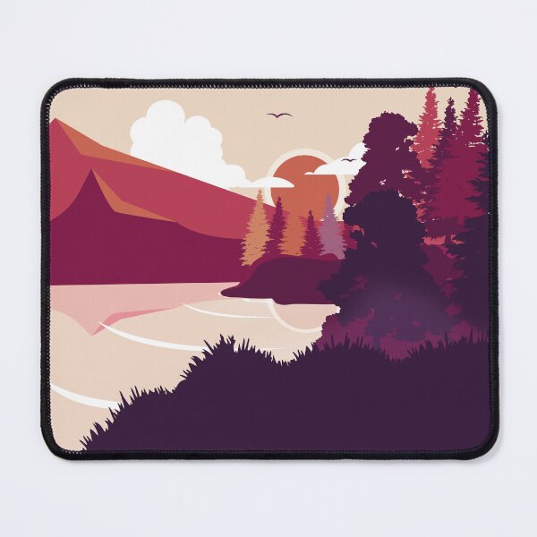 Item preview, Paisaje anochecer en medio de un bosque, al lago de un lgo designed and sold by Nowuirs.
