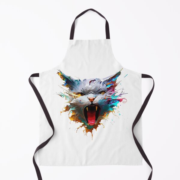 Item preview, Cat Face Colorful Illustration designed and sold by The Funscape Store.