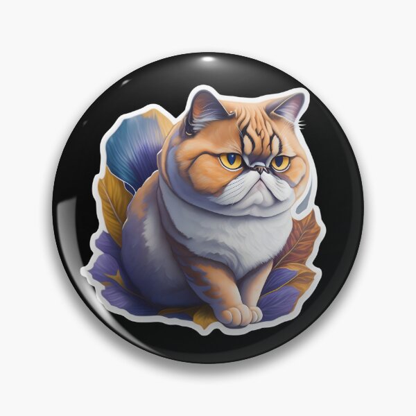Artikelvorschau, Exotic Shorthair (Sticker and Print Out) entworfen und verkauft von Sir Elgin Ortiz.