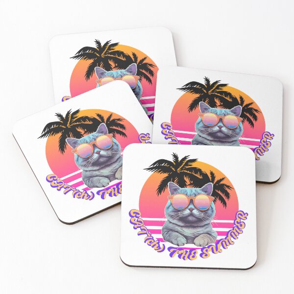 Item preview, Cat(ch) The Summer in 80s Style designed and sold by Tobiasz Pietruska.