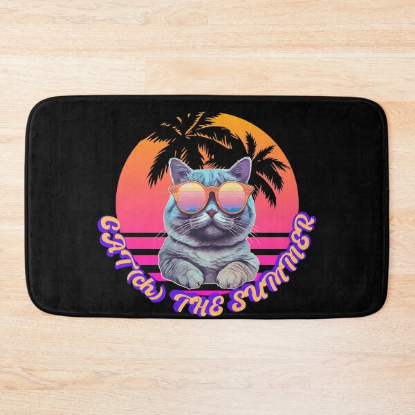 Item preview, Cat(ch) The Summer in 80s Style designed and sold by Tobiasz Pietruska.