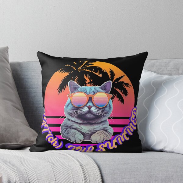 Item preview, Cat(ch) The Summer in 80s Style designed and sold by Tobiasz Pietruska.