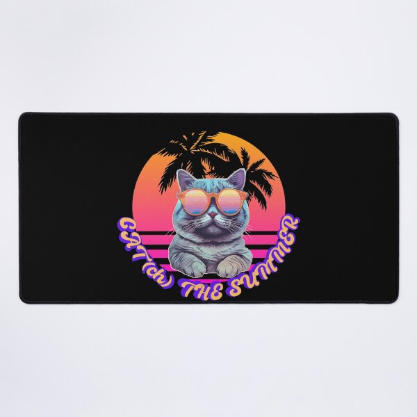 Item preview, Cat(ch) The Summer in 80s Style designed and sold by Tobiasz Pietruska.