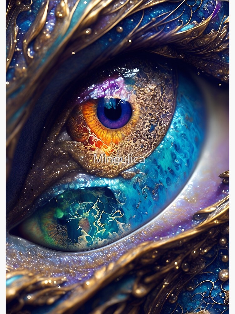 Art Poster Fanstasy dragon eye I
