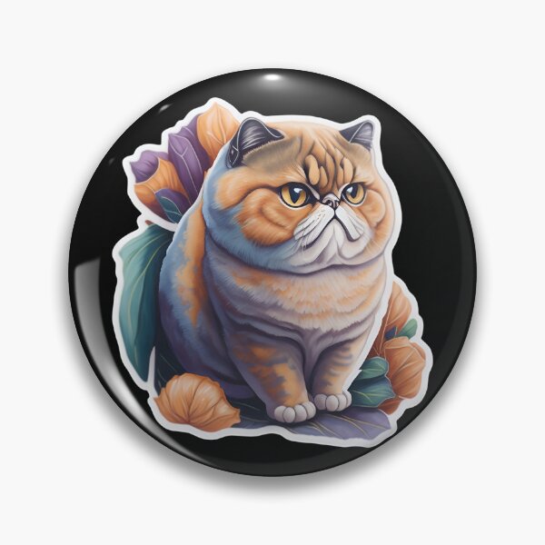 Artikelvorschau, Exotic Shorthair (Sticker and Print Out) entworfen und verkauft von Sir Elgin Ortiz.