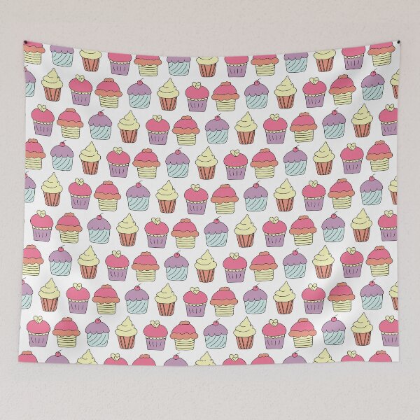 Item preview, Cupcake Pattern - Cute cupcake pattern designed and sold by The Colorful Corner.