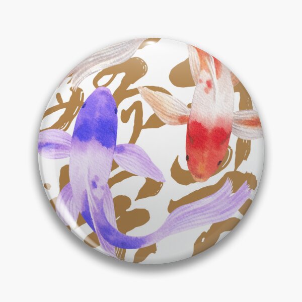 Item preview, watercolour koi fish designed and sold by AirToy.