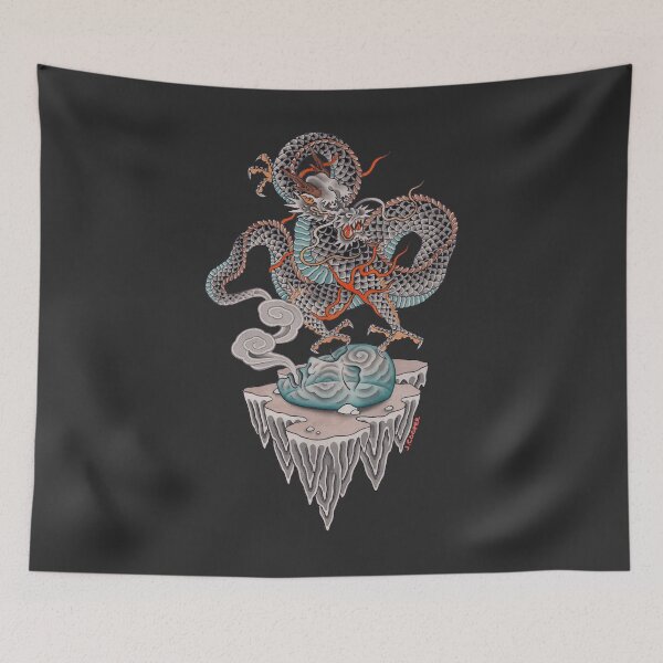 Item preview, Floating Smoke Dragon designed and sold by Tattooper.