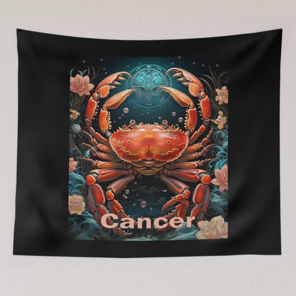Item preview, Cancer Unleashed: A Majestic Crab Rises from the Ocean's Depths designed and sold by JLCableStudio.