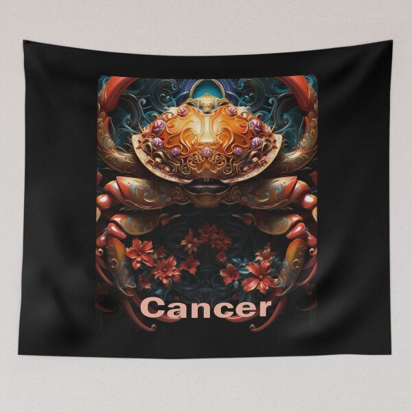 Item preview, Cancer Unleashed: A Majestic Crab Rises from the Ocean's Depths designed and sold by JLCableStudio.