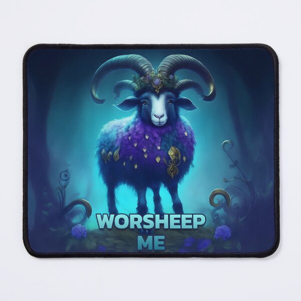 Item preview, Worsheep Me, Worshipping funny wordplay designed and sold by twisted-dot.