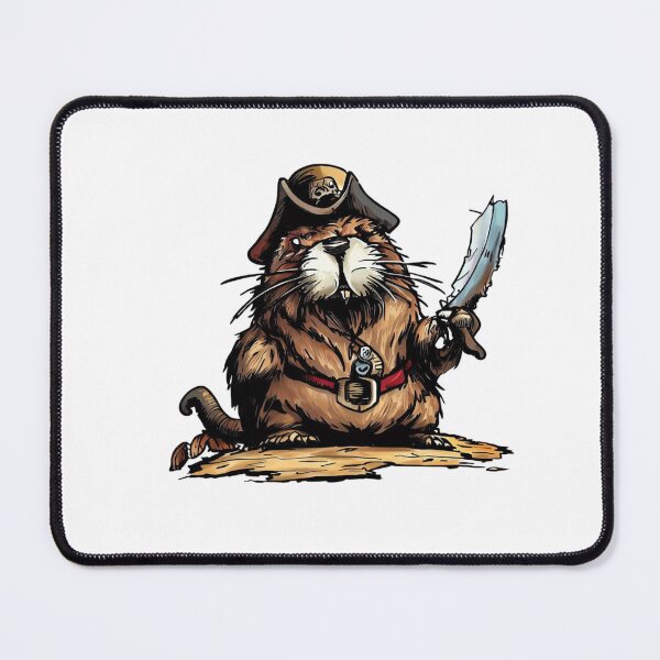 Item preview, Evil pirate groundhog designed and sold by GroundhogMs.
