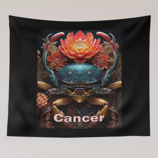 Item preview, Cancer Unleashed: A Majestic Crab Rises from the Ocean's Depths designed and sold by JLCableStudio.