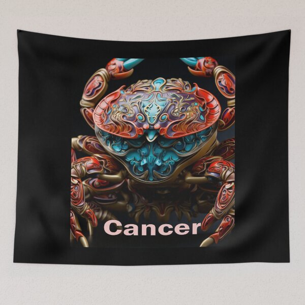 Item preview, Cancer Unleashed: A Majestic Crab Rises from the Ocean's Depths designed and sold by JLCableStudio.