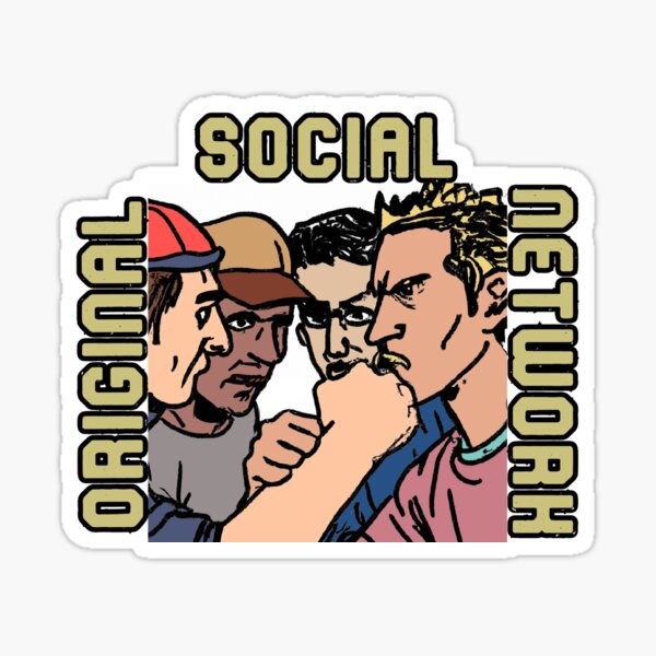 Item preview, The Original Social Network designed and sold by RedneckCommando.