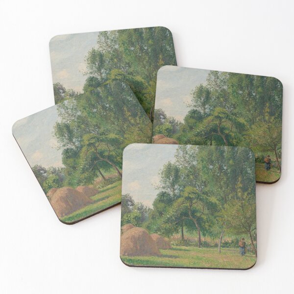 Item preview, Haystacks, Morning by Camille Pissarro designed and sold by AJDesignsstuff.