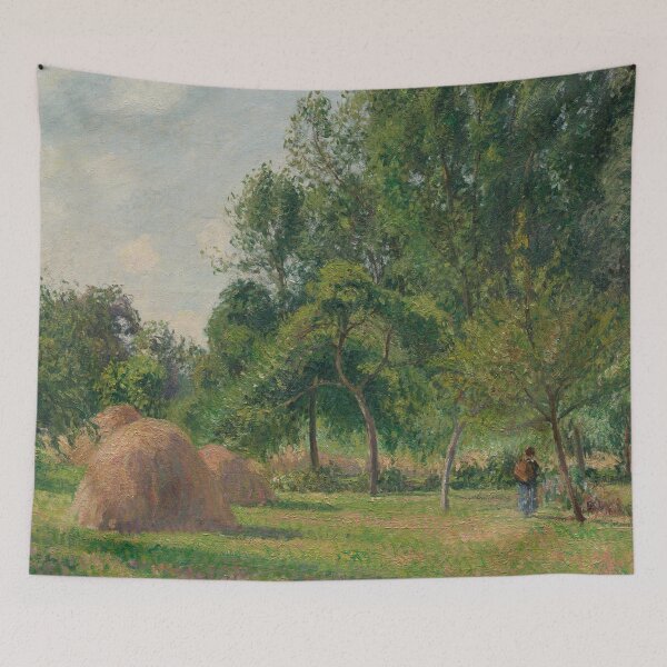 Item preview, Haystacks, Morning by Camille Pissarro designed and sold by AJDesignsstuff.