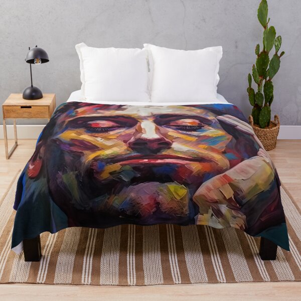 Item preview, Expressionist Portrait I: Intense and Dramatic Emotions Captured in Bold Brushstrokes and Contrasting Colors designed and sold by InsaneLEDP.