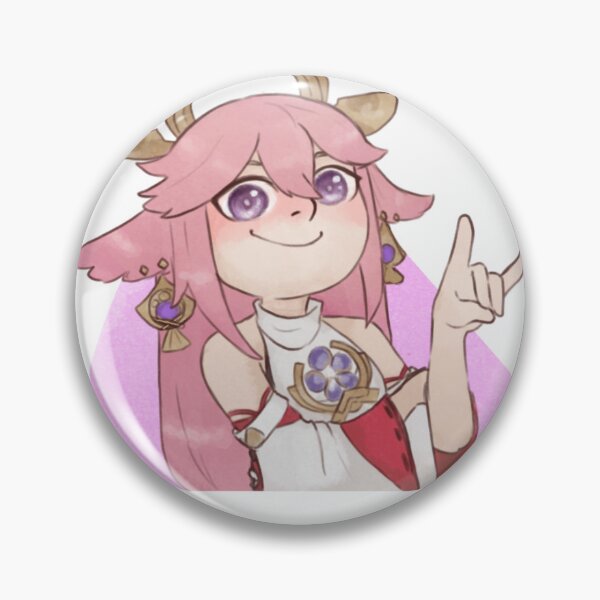 Item preview, Yae Miko slice meme cute sticker designed and sold by Teefsart.
