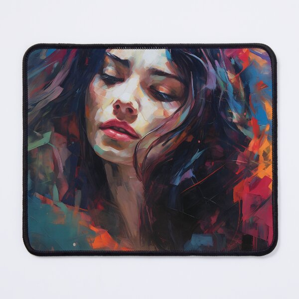 Item preview, Expressionist Portrait II: Intense and Dramatic Emotions Captured in Bold Brushstrokes and Contrasting Colors designed and sold by InsaneLEDP.