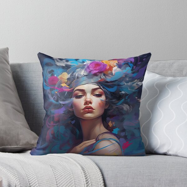 Item preview, Expressionist Portrait III: Intense and Dramatic Emotions Captured in Bold Brushstrokes and Contrasting Colors designed and sold by InsaneLEDP.