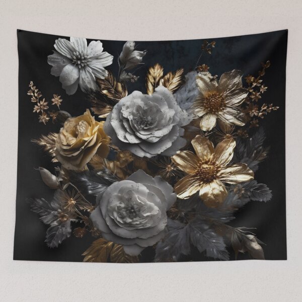 Item preview, Bohemian Vintage Luxury Flowers | Modern Floral Boho Luxe Fusion of Modern and Vintage Flowers designed and sold by Bored Elon.