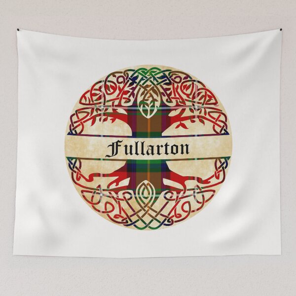 Artikelvorschau, Fullarton Tree of Life Clan schottischer Nachname Tartan entworfen und verkauft von BagTown Clans.