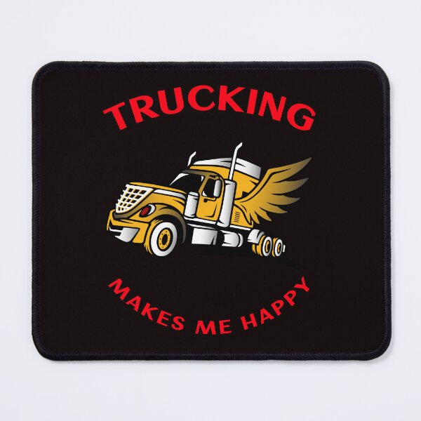 Item preview, Angel Trucker Trucking Makes Me Happy GR designed and sold by TeamsterLife.