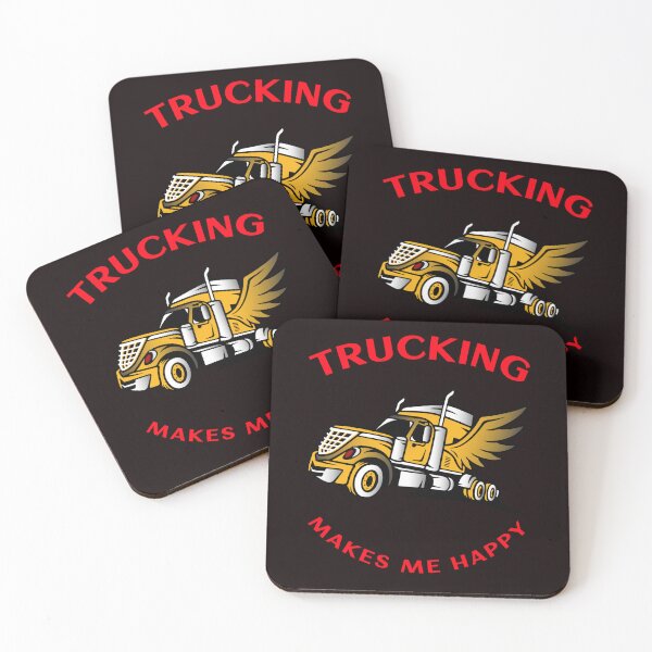 Item preview, Angel Trucker Trucking Makes Me Happy GR designed and sold by TeamsterLife.