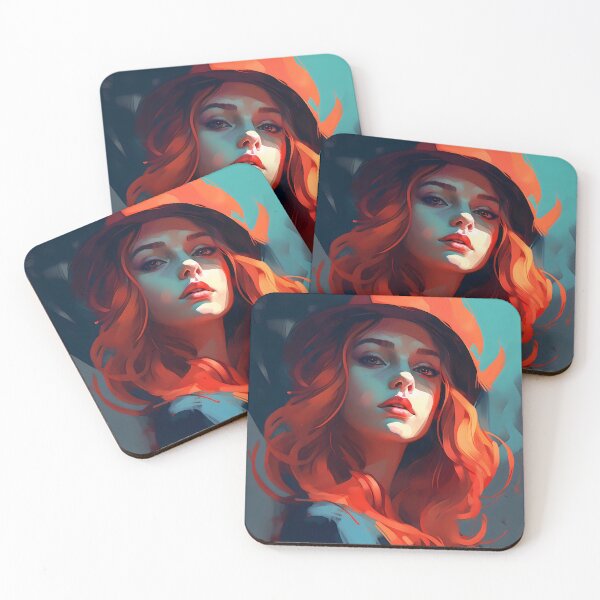Item preview, Expressionist Portrait IV: Intense and Dramatic Emotions Captured in Bold Brushstrokes and Contrasting Colors designed and sold by InsaneLEDP.