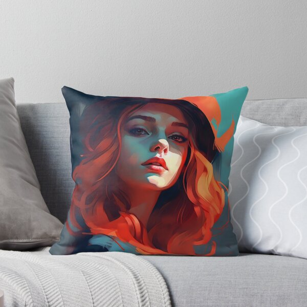 Item preview, Expressionist Portrait IV: Intense and Dramatic Emotions Captured in Bold Brushstrokes and Contrasting Colors designed and sold by InsaneLEDP.